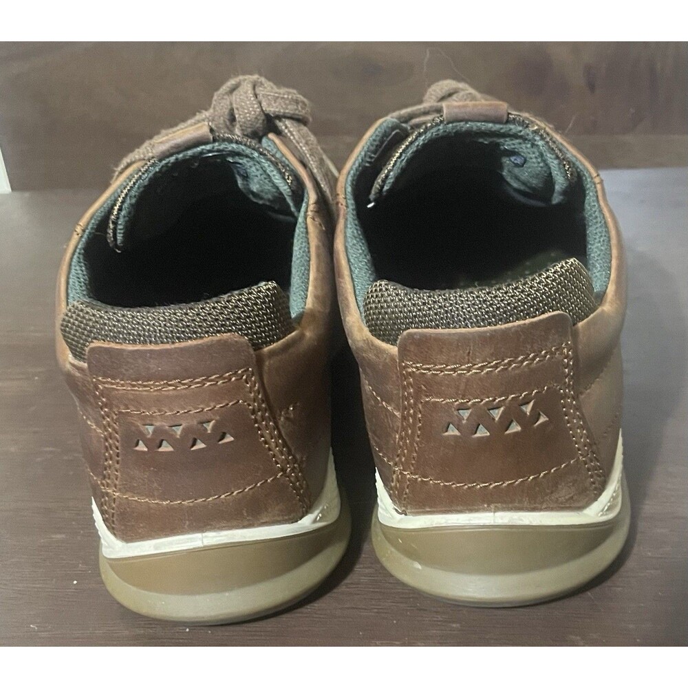 Ecco Men's Brown Byway Tred Gore-Tex Lace Up Leather Sneaker Size 8 - Picture 2 of 7